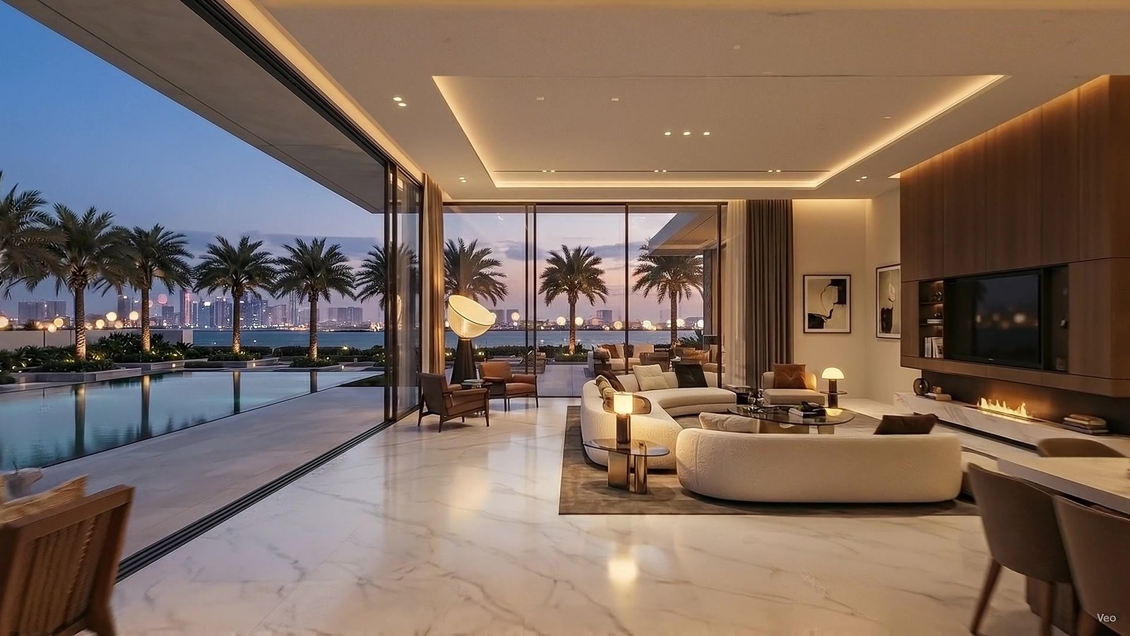Entertainment room — Asiantec villa project, Dubai